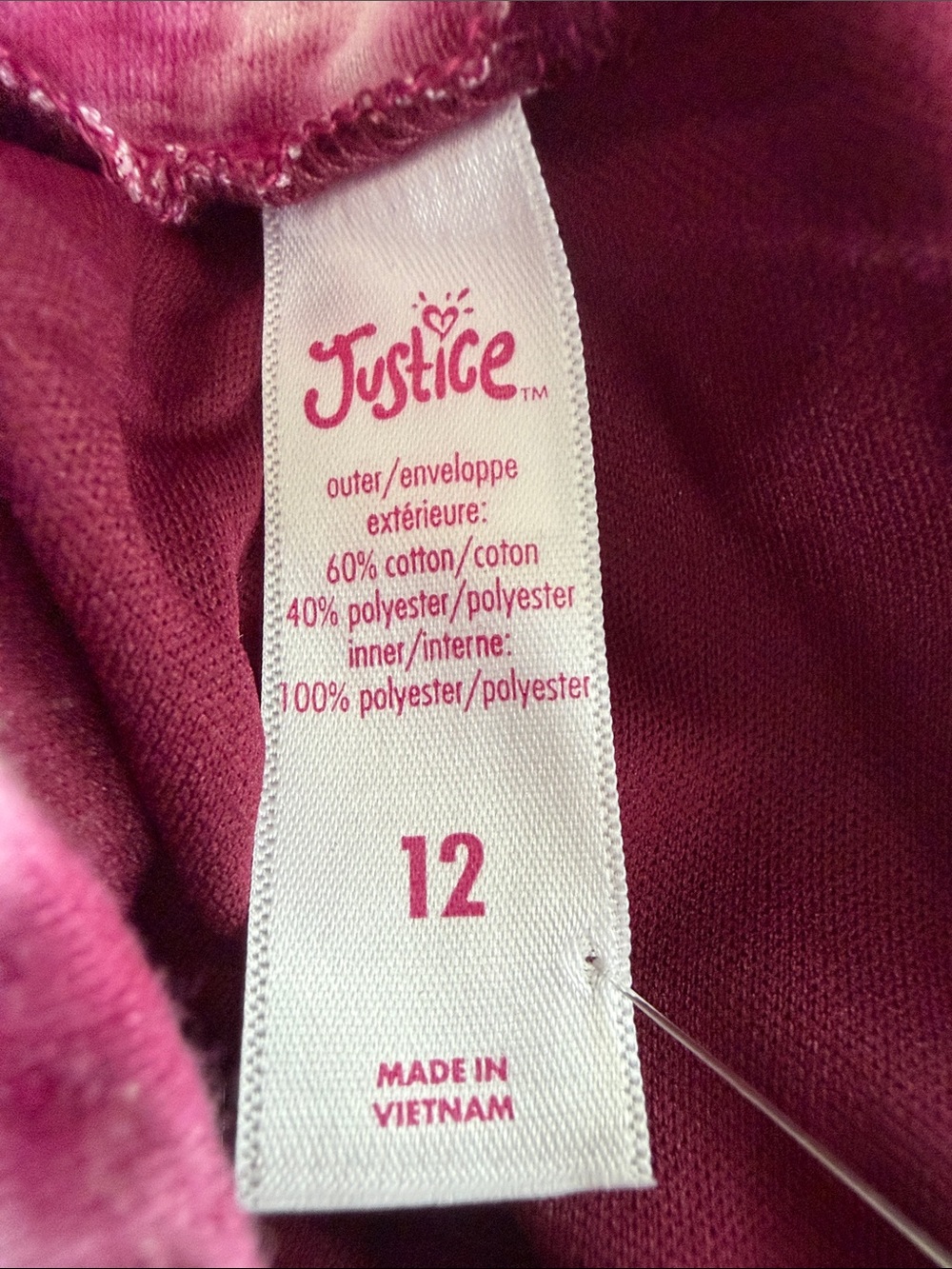 Justice Girls' Magenta Tie-Dye Long Sleeve Top & Ruffle Skort Set - Picture 7 of 8